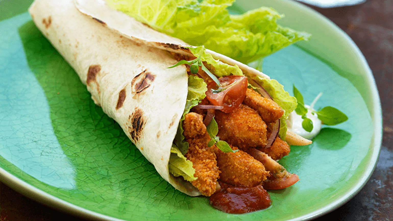 Crispy Chicken Soft Tortillas